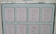 中兴小学“浓情五月，感恩母亲”书法长廊作品展示布置到位